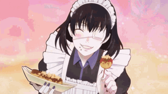 Kakegurui Girls Daydream Maid GIF