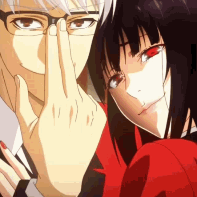 Kakegurui Rei Batsubami Yumeko Jabami GIF
