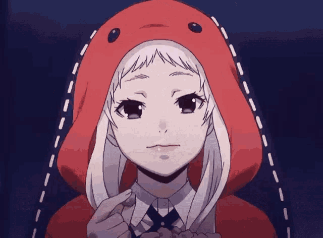 Kakegurui Runa Yomozuki Hehe Reaction GIF