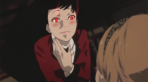 Kakegurui Yumeko Jabami Crazy Anrgry GIF