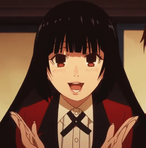 Kakegurui Yumeko Jabami Excited Happy GIF