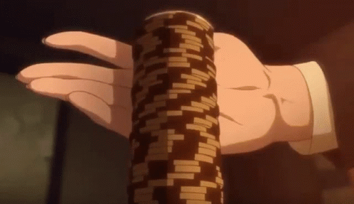 Kakegurui Yumeko Jabami Poker Chips GIF