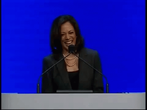 Kamala Harris Laughing GIF