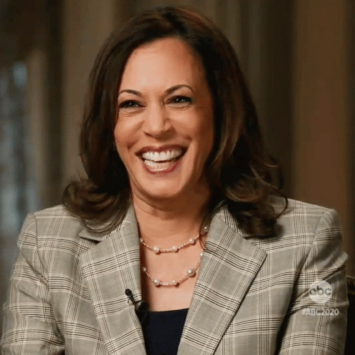 Kamala Harris Laughing With Joe Biden GIF