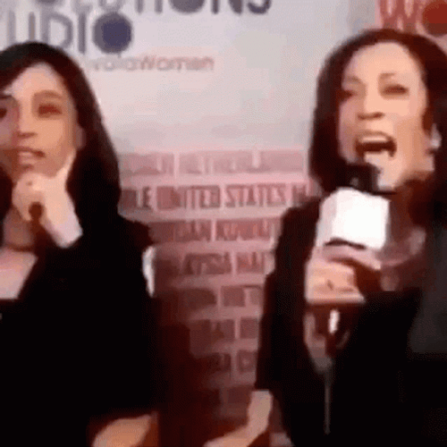 Kamala Harris Hilarious Laughing GIF