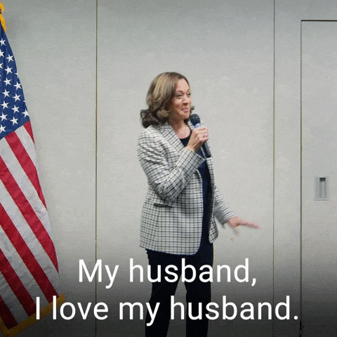 Kamala Harris I Love My Husband GIF