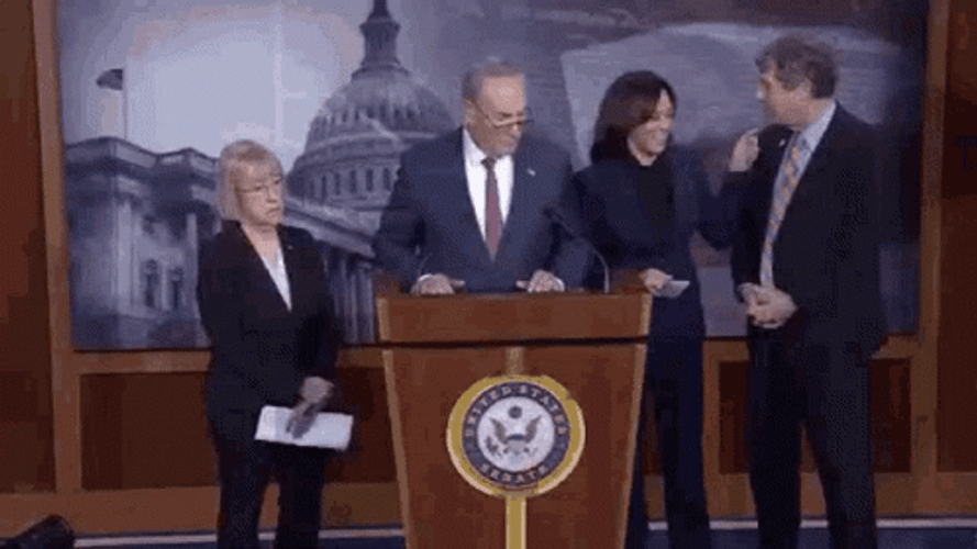 Kamala Harris Keep Quite GIF