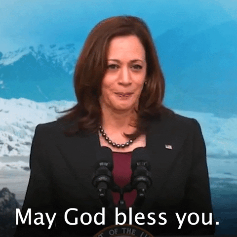Kamala Harris May God Bless You GIF