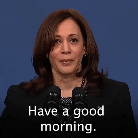 Kamala Harris Special Good Morning GIF