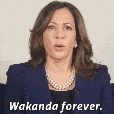 Kamala Harris Wakanda Forever Gif GIF