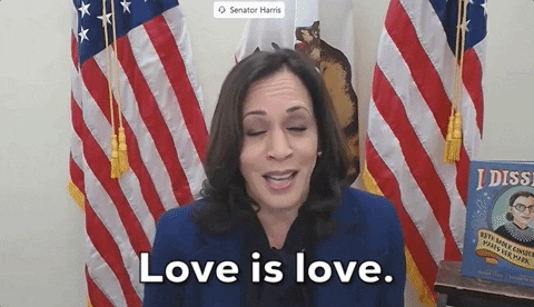 Kamala Laugh Love Is Love GIF