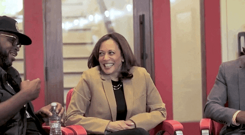 Kamala Laugh Out Loud GIF