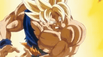 Kamehameha Wave Goku Muscles Yah GIF
