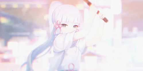 Kamisato Ayaka In Action GIF