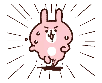Kanahei Small Animals Piske and Usagi Rocket Go Sticker