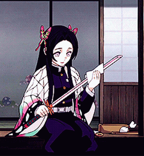 Kanao Kanae Kochou Sword Blade GIF