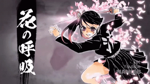 Kanao Kimetsu No Yaiba Powerful Anime GIF