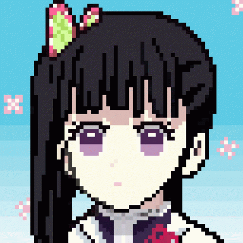Kanao Tsuyuri Cute Pixel GIF