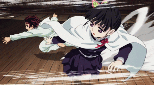 Kanao Tsuyuri Fight GIF