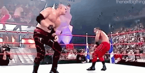 Kane Chokeslam Chris Benoit GIF