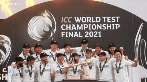 Kane Williamson Nz Cricket Trophy GIF
