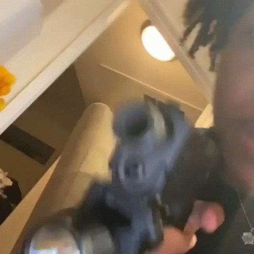 Kankan Gun Playing GIF