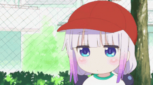 Kanna Kamui Chilling And Eating GIF