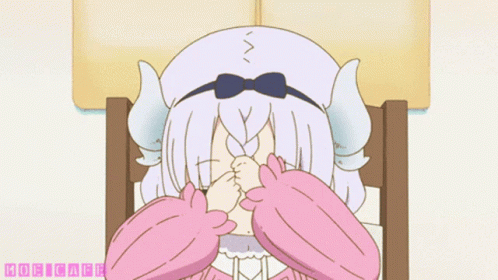 Kanna Kamui Braiding Her Hair GIF