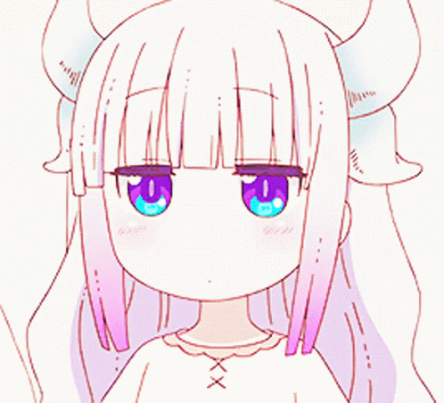 Blank Face Kanna Kamui GIF