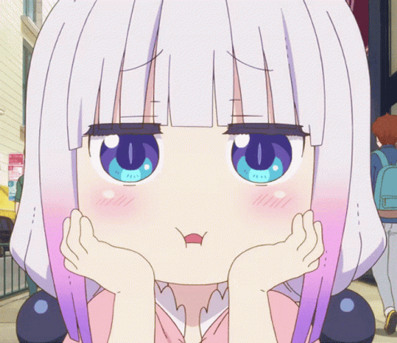 Kanna Kamui Cute Pluffy Cheeks GIF