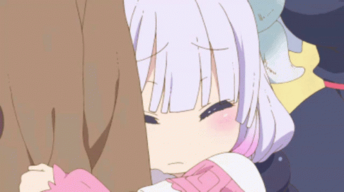 Kanna Kamui Cute Snuggle GIF