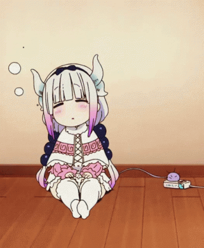 Kanna Kamui Sleeping GIF