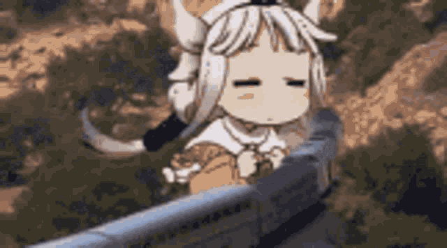 Kanna Kamui Weird Eating GIF