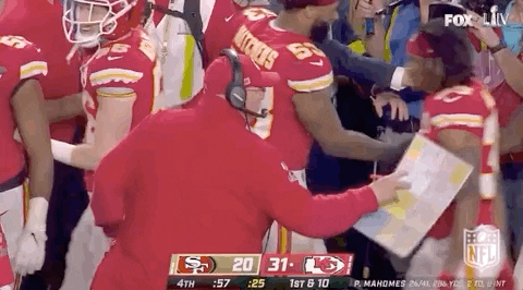 Kansas Chiefs Andy Reid Gatorade Shower GIF