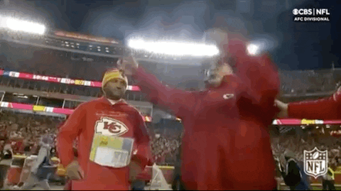 Kansas City Chiefs Andy Reid Cheering Wooh GIF