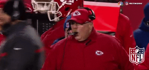 Kansas City Chiefs Andy Reid Enthusiast Cheering GIF