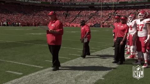 Kansas City Chiefs Andy Reid Entrance GIF