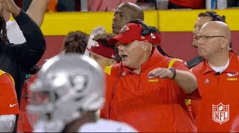 Kansas City Chiefs Andy Reid Hands Up GIF