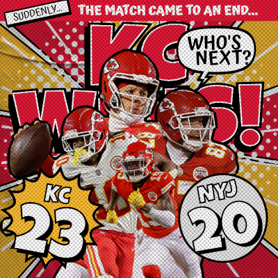 Kansas City Chiefs Animated Winning Poster GIF