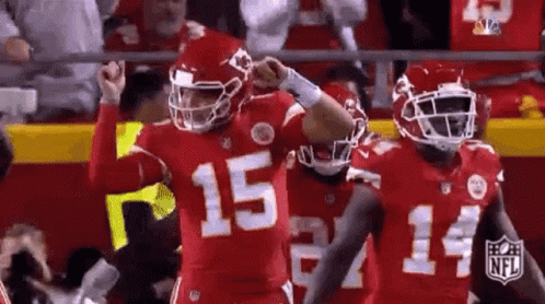 Kansas City Chiefs Bench Players Dance GIF