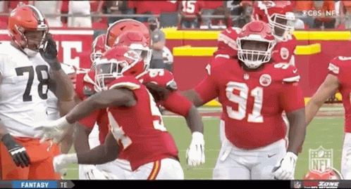 Kansas City Chiefs Hands Throw In The Air GIF