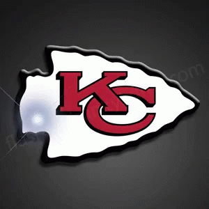Kansas City Chiefs Logo on Dark Background