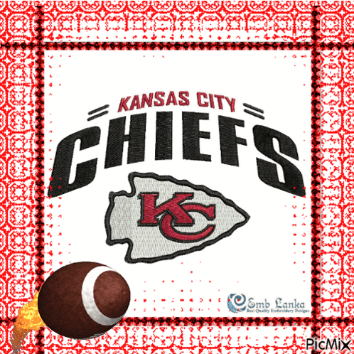 Kansas City Chiefs Logo With Football