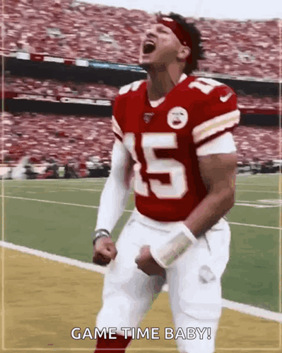 Kansas City Chiefs Patrick Mahomes Game Time GIF