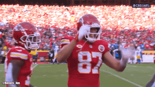 Kansas City Chiefs Travis Kelce Ball GIF