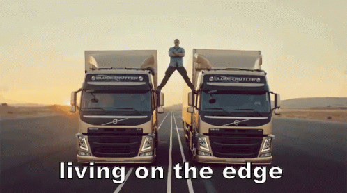 Kante Living On The Edge Two Trucks GIF