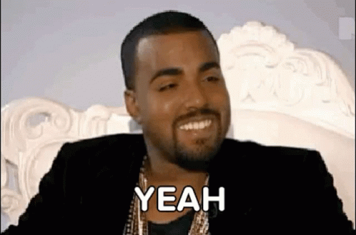 Kanye West Yeah But No GIF