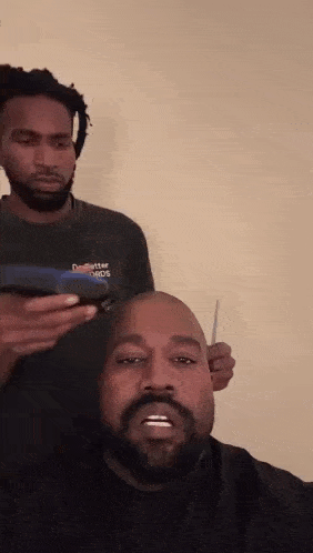 Kanye Haircut Gif GIF