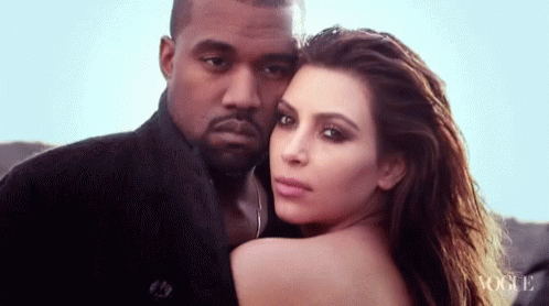 Kanye West And Kim Kardashian GIF