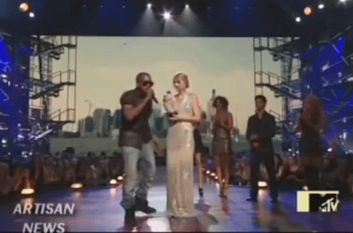 Kanye West And Taylor Swift Vma GIF
